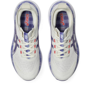 Asics Women's Gel-Nimbus 27 Running Shoes Cream / Gentry Purple - achilles heel