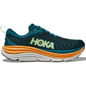 Hoka Men's Gaviota 5 Running Shoes Deep Lagoon / Sherbet - achilles heel