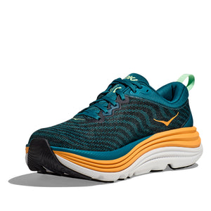 Hoka Men's Gaviota 5 Running Shoes Deep Lagoon / Sherbet - achilles heel