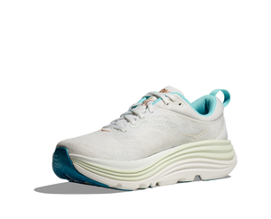 Hoka Women's Gaviota 5 Running Shoes Frost / Rose Gold - achilles heel