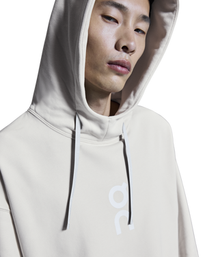 On Men's Club Hoodie Silver - achilles heel