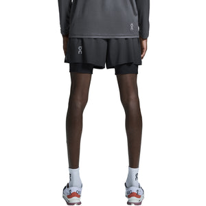 On Men's Pace Shorts Iron - achilles heel