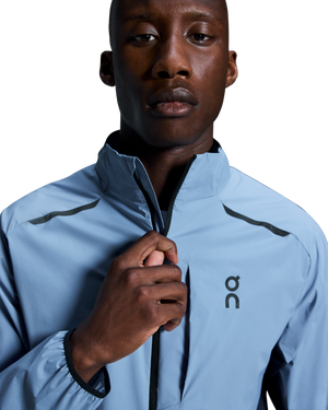On Men's Weather Jacket Chambray Midnight - achilles heel