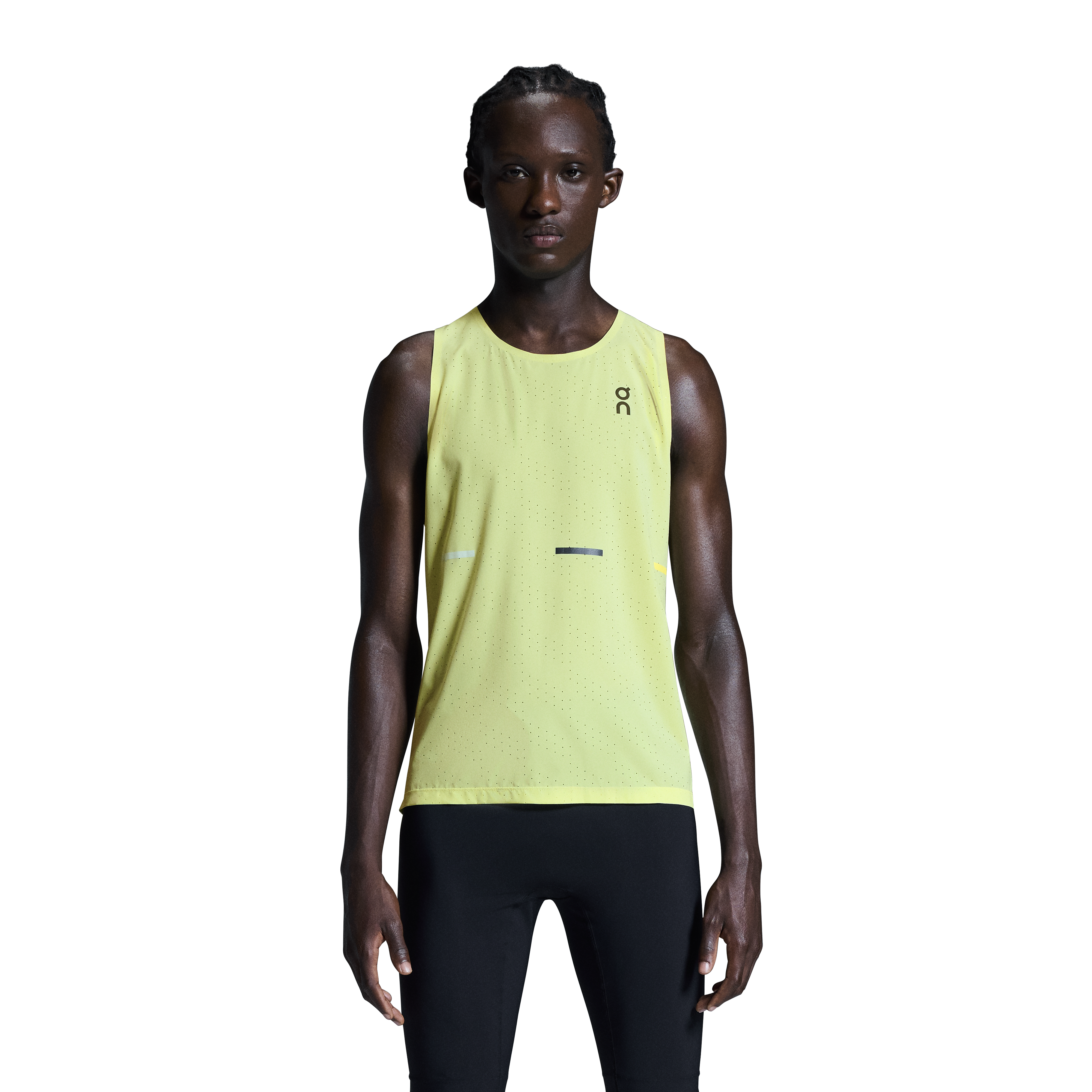 Men's Race Singlet Limelight - Achilles Heel