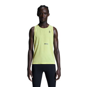 On Men's Race Singlet Limelight - achilles heel