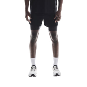 On Men's Pace Shorts Black - achilles heel