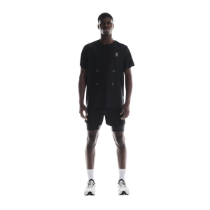 On Men's Pace Shorts Black - achilles heel