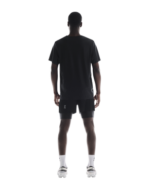 On Men's Pace Shorts Black - achilles heel