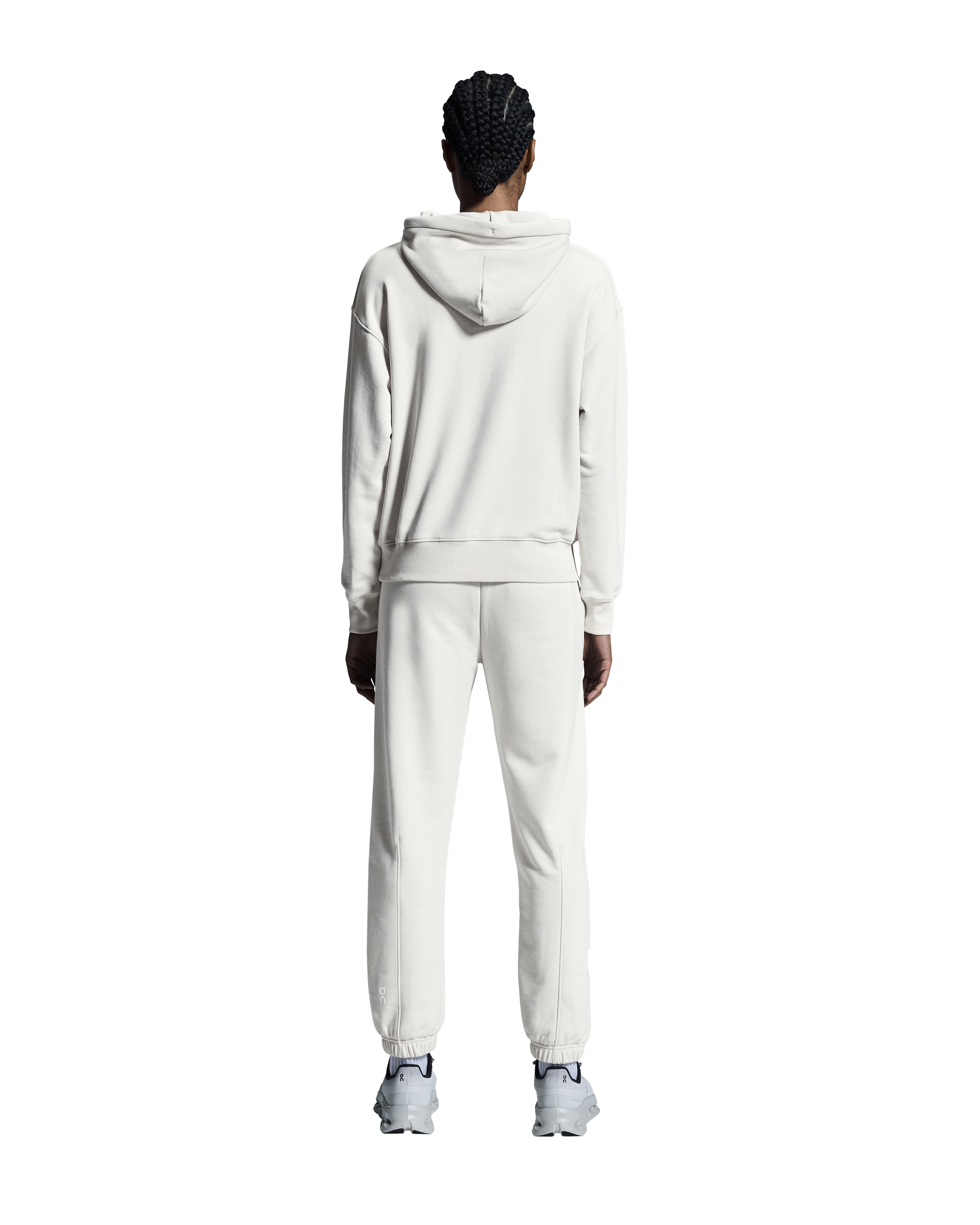On Women's Club Hoodie Silver - Achilles Heel