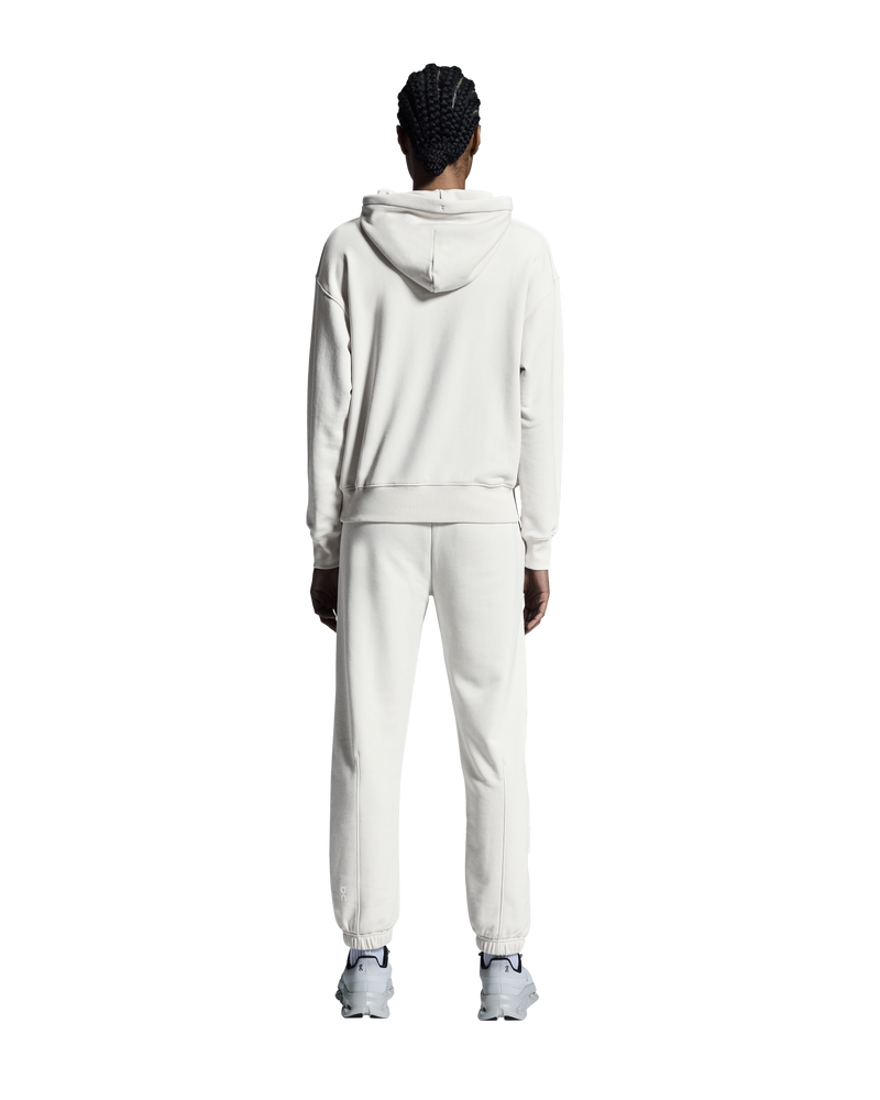On Women's Club Hoodie Silver - achilles heel