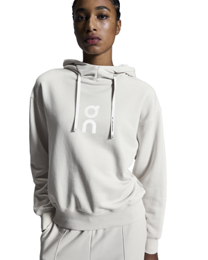 On Women's Club Hoodie Silver - achilles heel