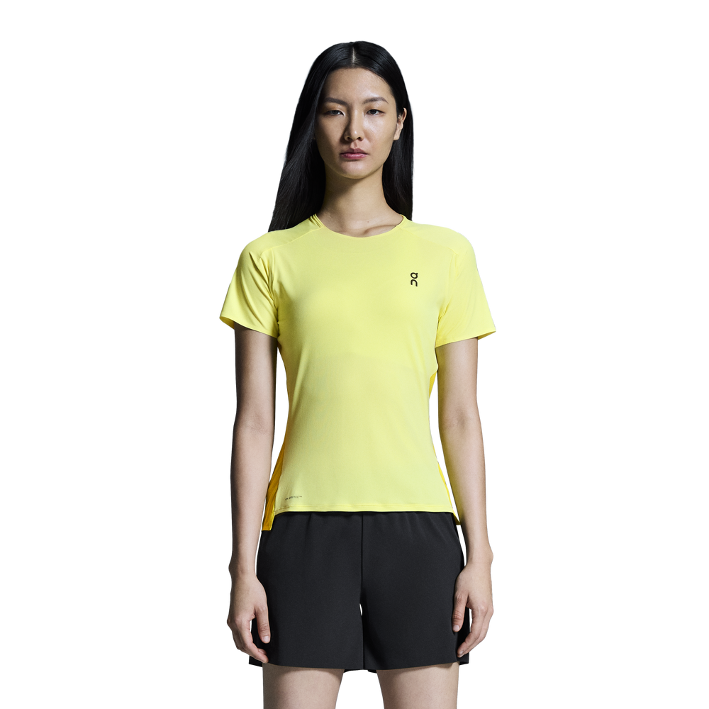 On Women's Performance Tee Limelight / Lime - achilles heel
