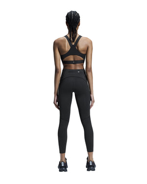 On Women's Performance Winter Tights Lumos Black - achilles heel