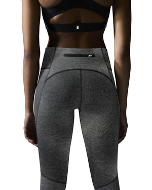 On Women's Performance Winter Tights Lumos Black - achilles heel
