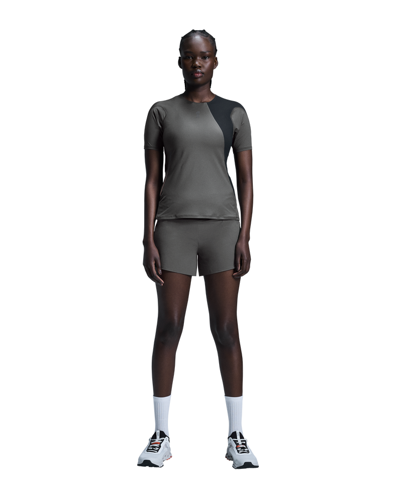 On Women's Ultra Tee Eclipse / Black - achilles heel