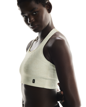 On Women's Pace Pocket Bra Taupe - achilles heel