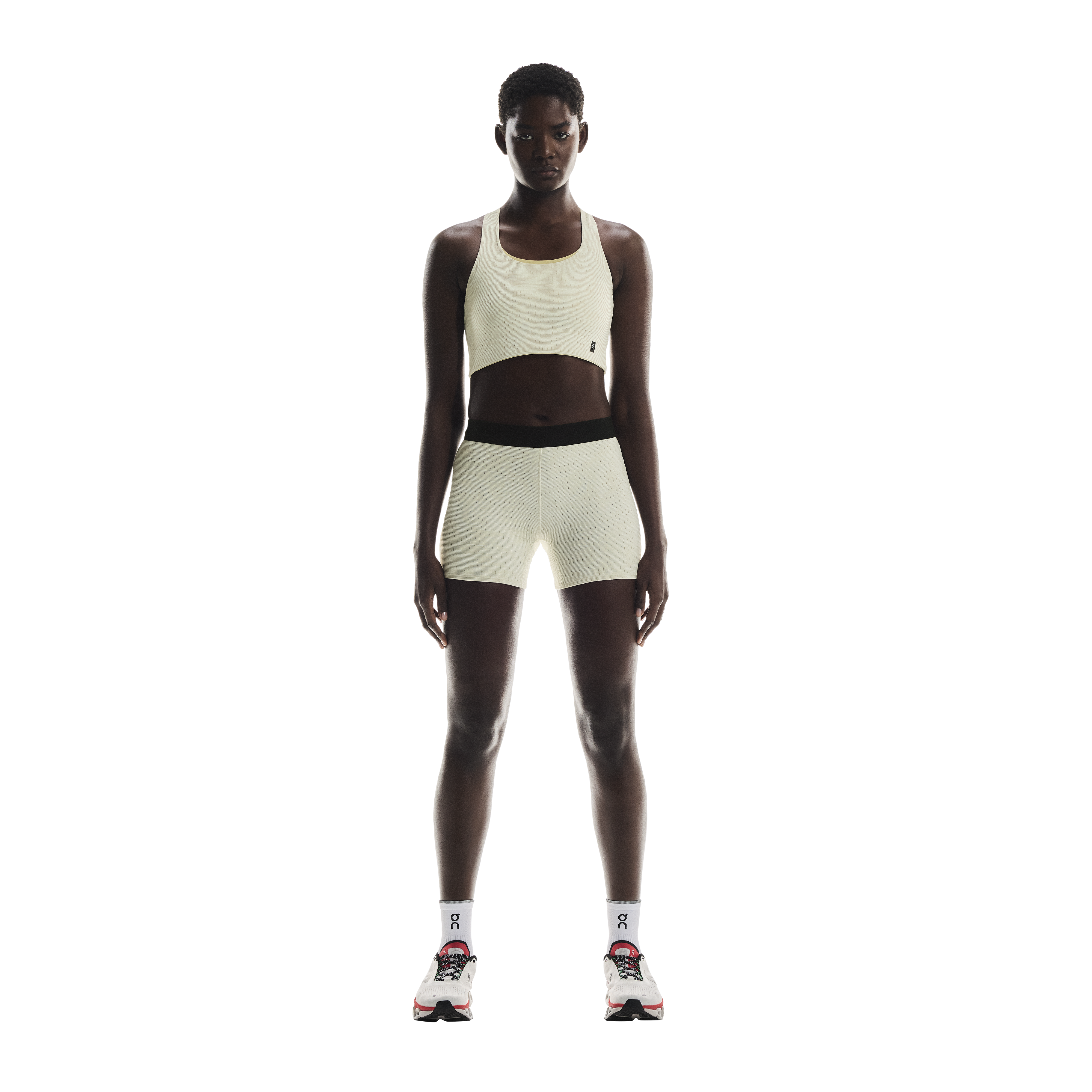 On Women's Pace Tights Short Ice - Achilles Heel