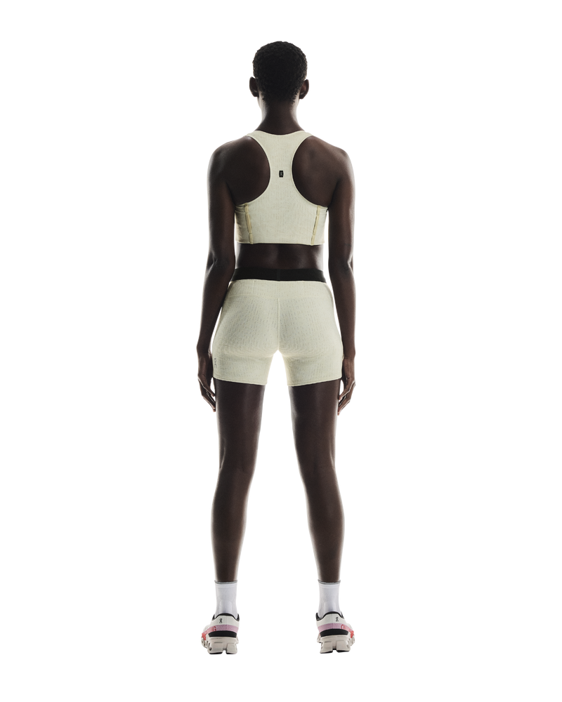 On Women's Pace Tights Short Ice - achilles heel