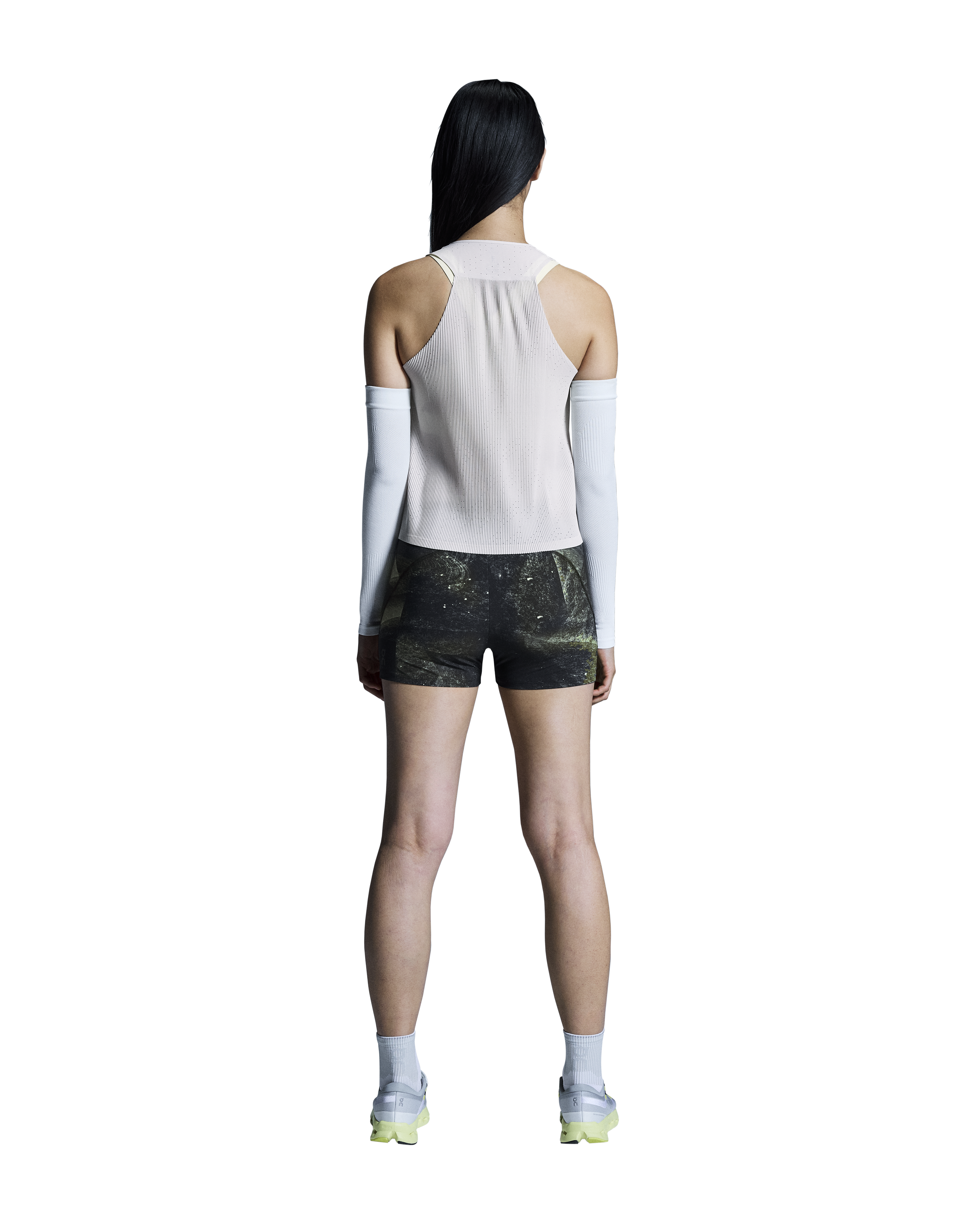 On Women's Race Singlet Silver - Achilles Heel