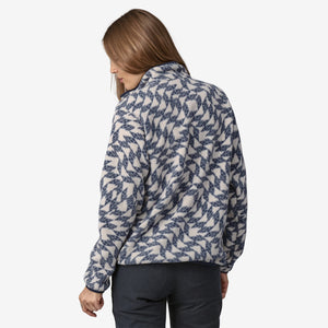 Patagonia Women's Synchilla Snap-T Fleece Pullover Synched Flight Small / Natural - achilles heel