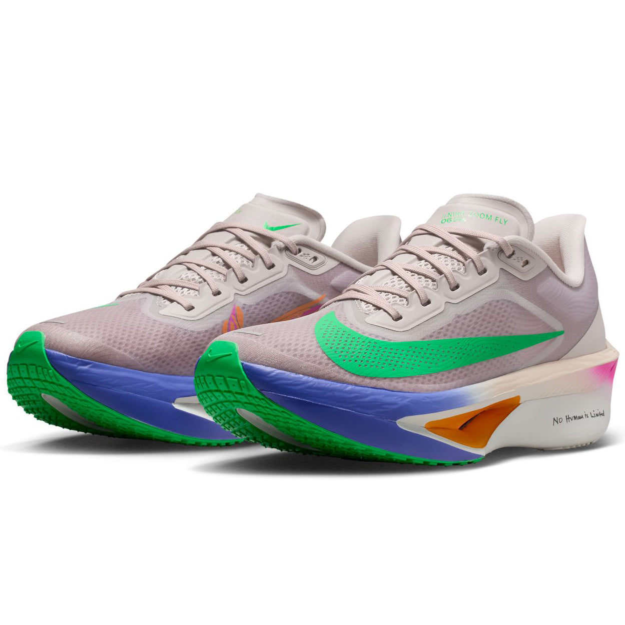 Women's Zoom Fly 6 Eliud Kipchoge Running Shoes Silt Red / Persian Violet / Fire Pink / Green Shock - Achilles Heel