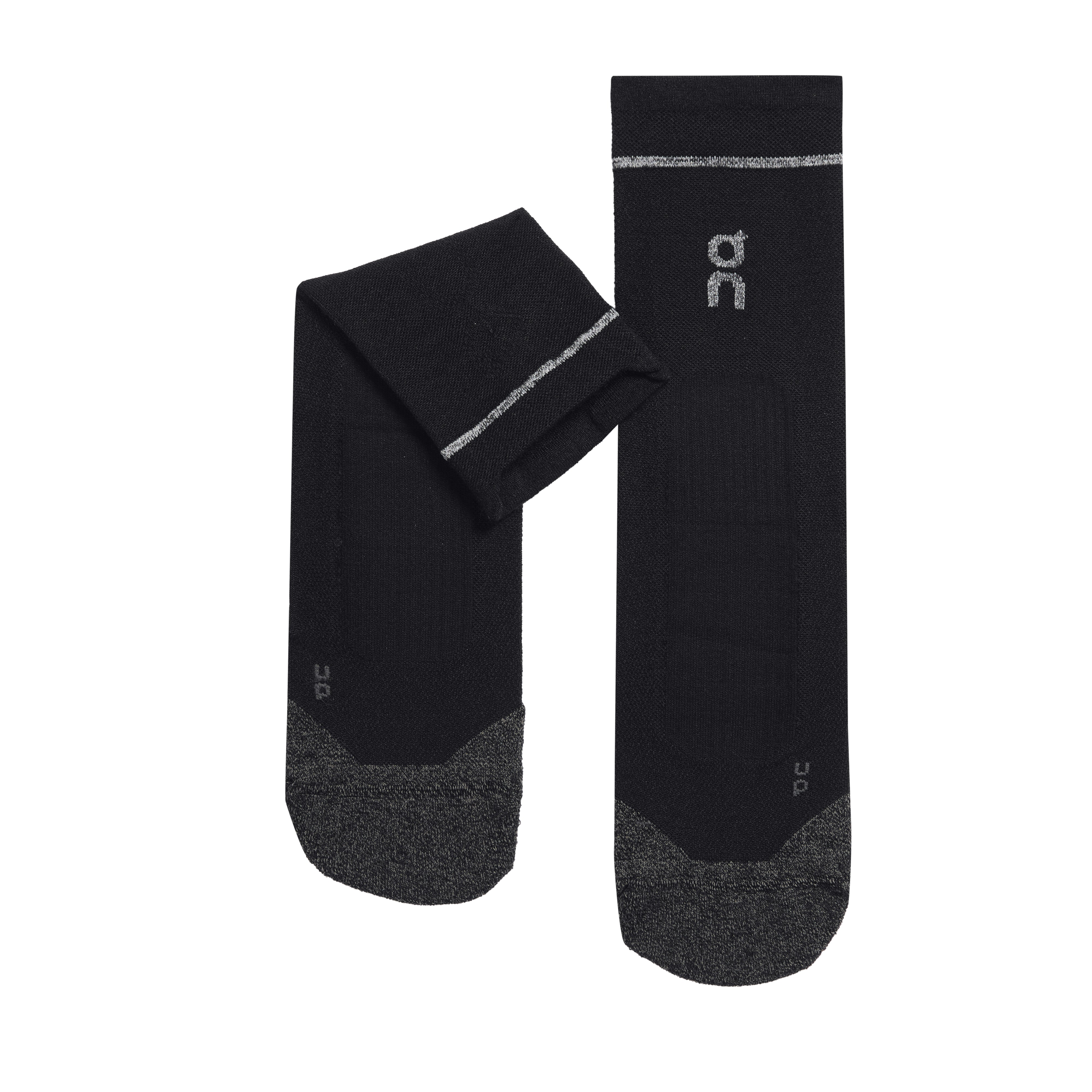 On Merino Ultra Socks Black - Achilles Heel
