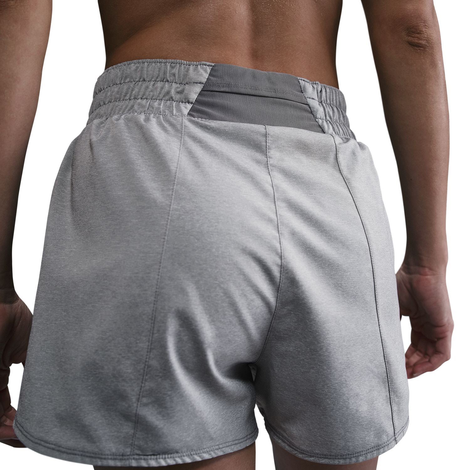 Women's Dri-FIT High-Waisted 3 Inch 2 in 1 Shorts Smoke Grey / Heather / Reflective Silver - Achilles Heel