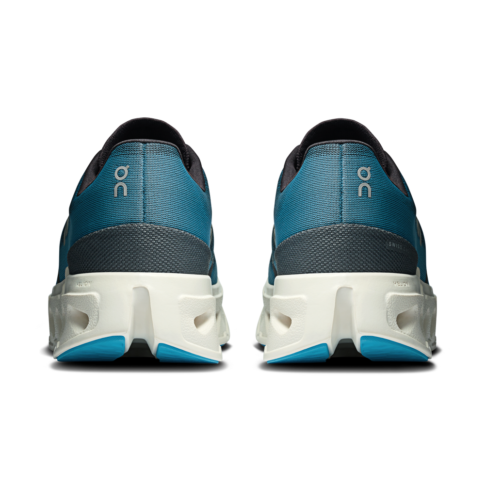 On Men's Cloudeclipse Running Shoes Niagara / Ivory - achilles heel