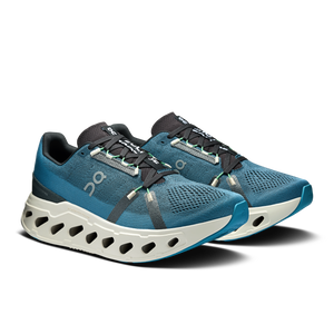 On Men's Cloudeclipse Running Shoes Niagara / Ivory - achilles heel