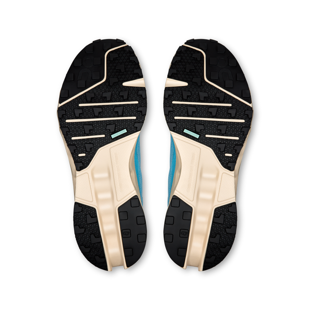 On Men's Cloudsurfer Trail Running Shoes Horizon / Cream - achilles heel