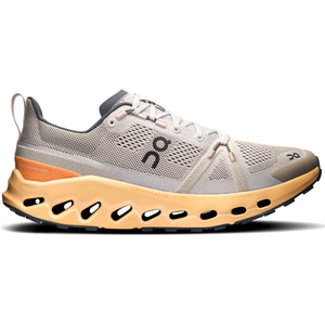 On Men's Cloudsurfer Trail Running Shoes Silver / Blonde - achilles heel