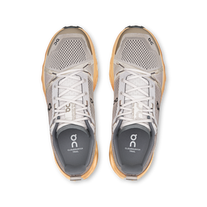 On Men's Cloudsurfer Trail Running Shoes Silver / Blonde - achilles heel