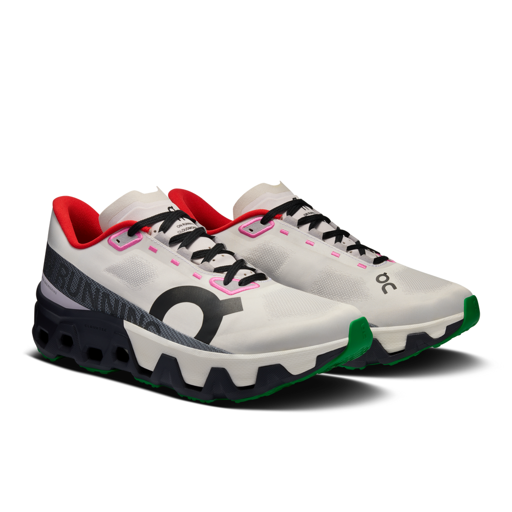 On Men's Cloudmonster Hyper Running Shoes Silver / Iron - achilles heel
