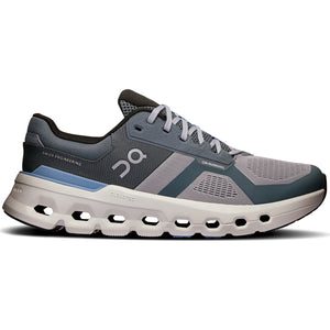 On Men's Cloudrunner 2 Running Shoes Alloy / Chambray - achilles heel