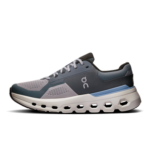 On Men's Cloudrunner 2 Running Shoes Alloy / Chambray - achilles heel