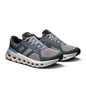 On Men's Cloudrunner 2 Running Shoes Alloy / Chambray - achilles heel