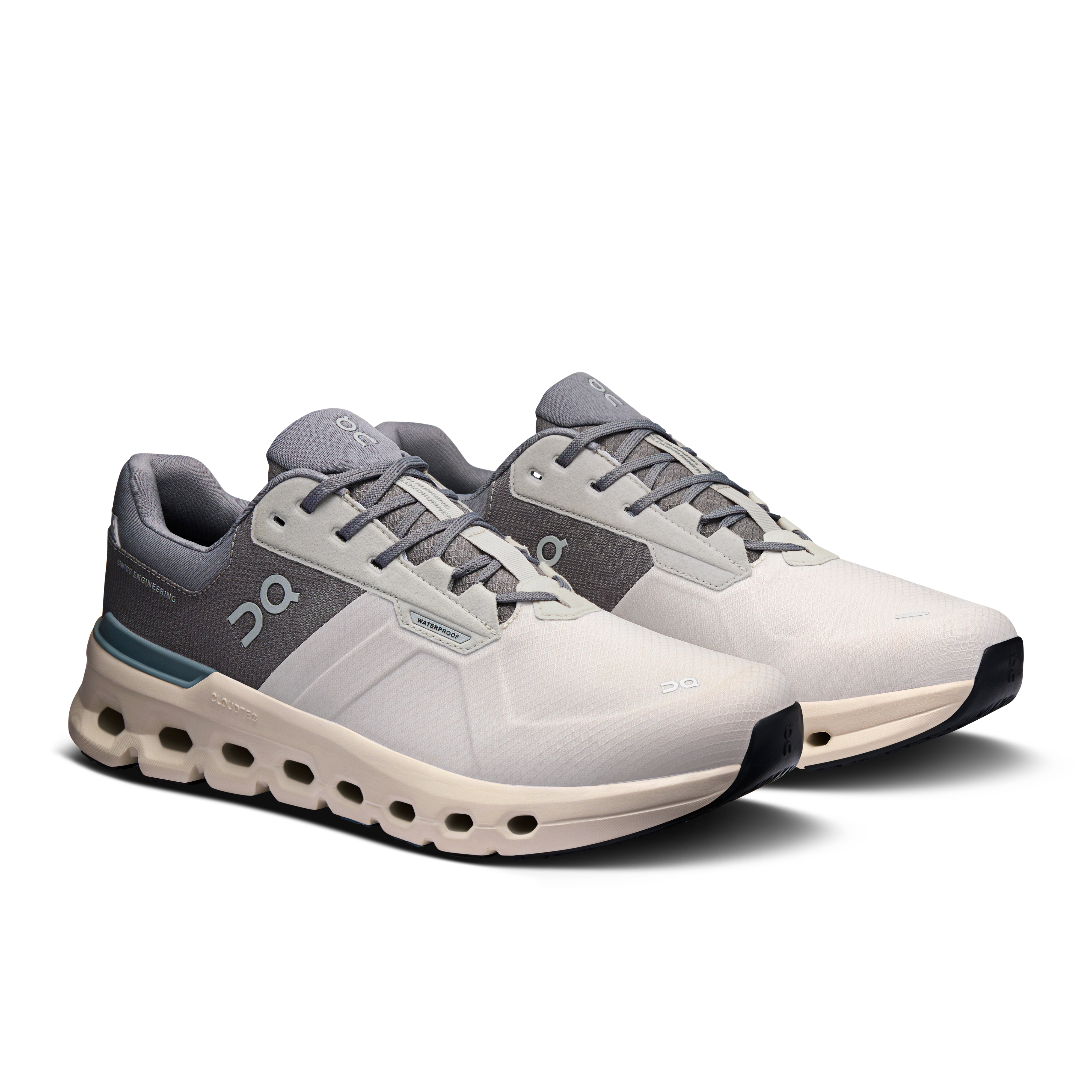 On Men's Cloudrunner 2 Waterproof Running Shoes Wolf / Dust - Achilles Heel