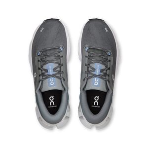 On Men's Cloudflyer 5 Running Shoes Stone / Glacier - achilles heel