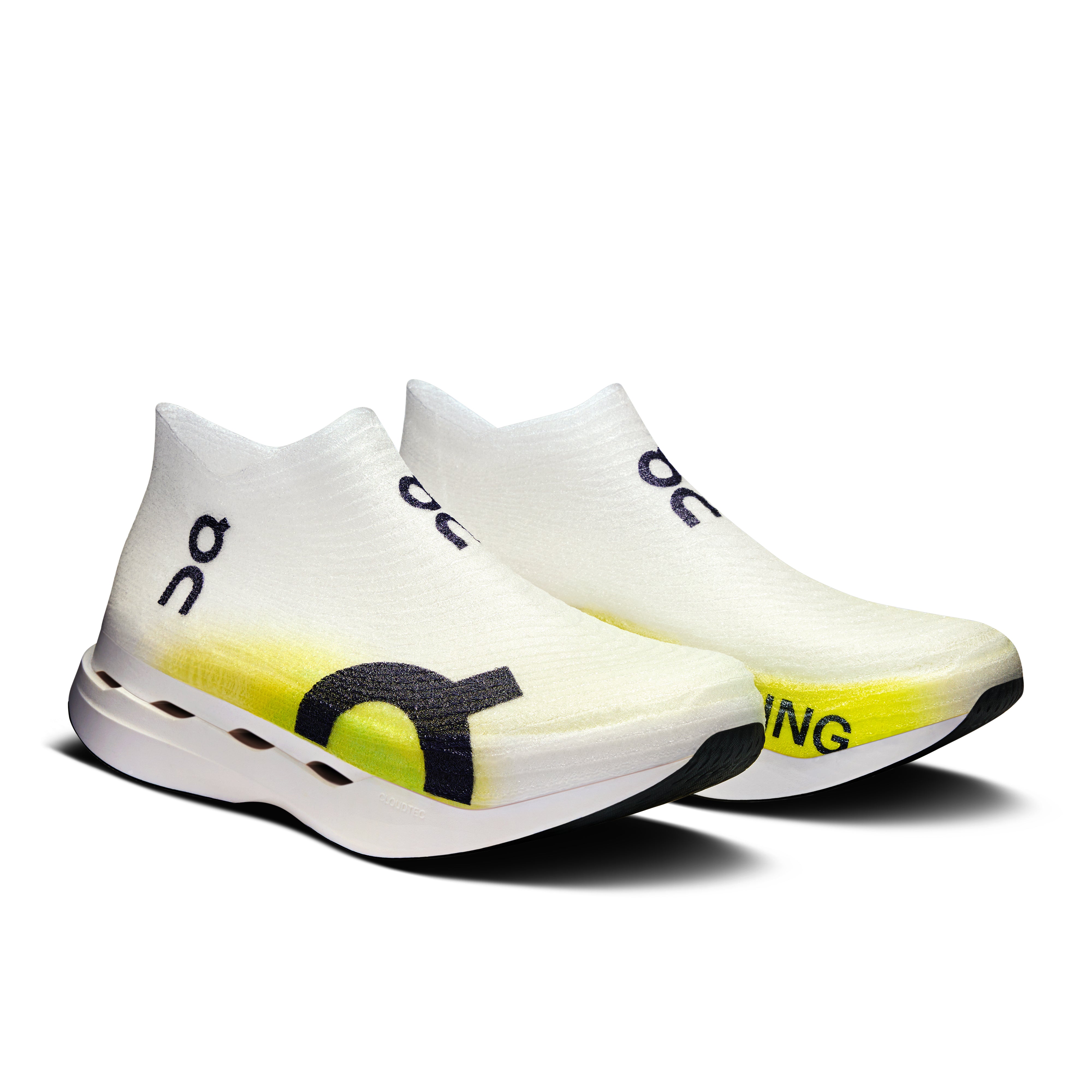 Cloudboom Strike LS White / Lime - Achilles Heel