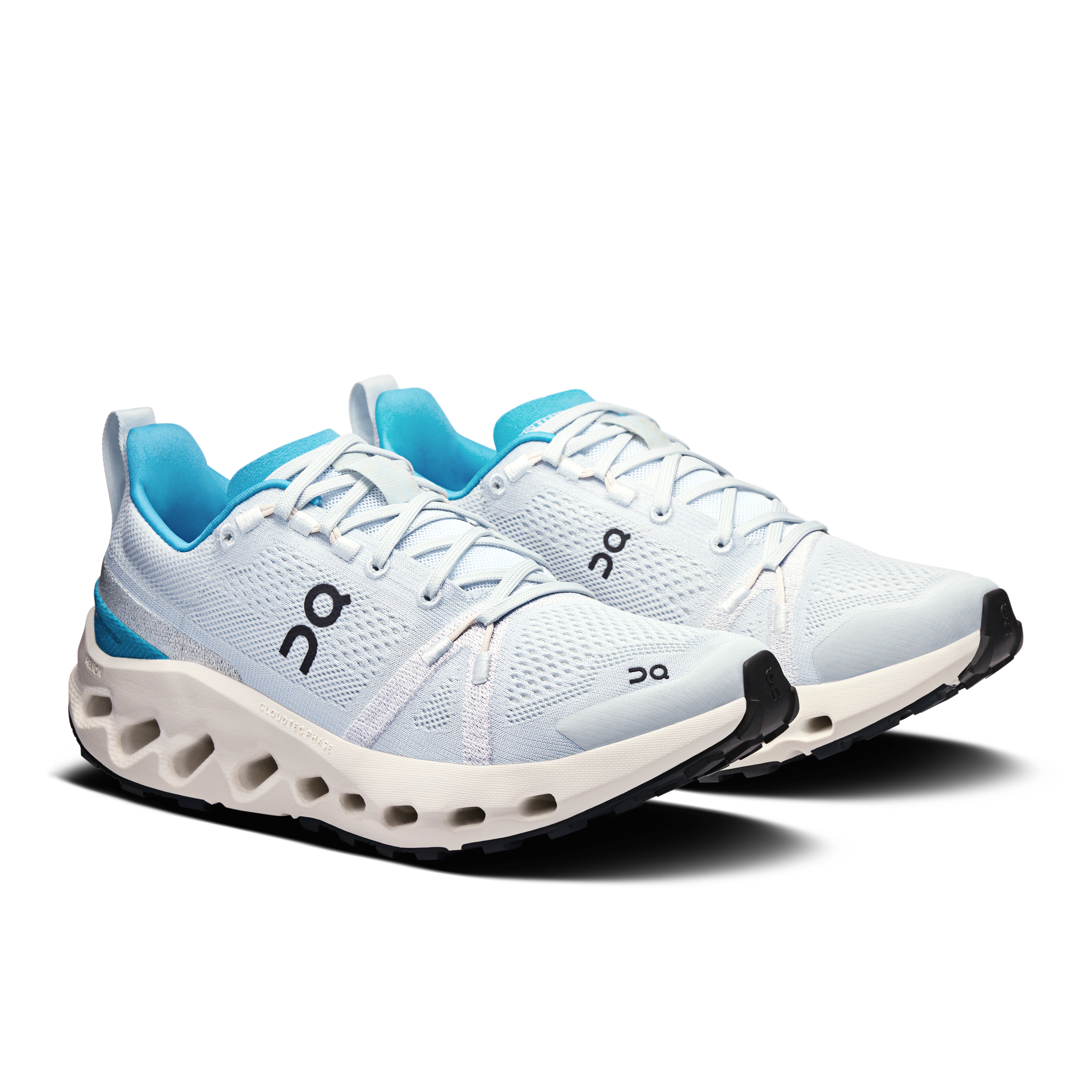 On Women's Cloudsurfer Trail Running Shoes Arctic / Ivory - Achilles Heel