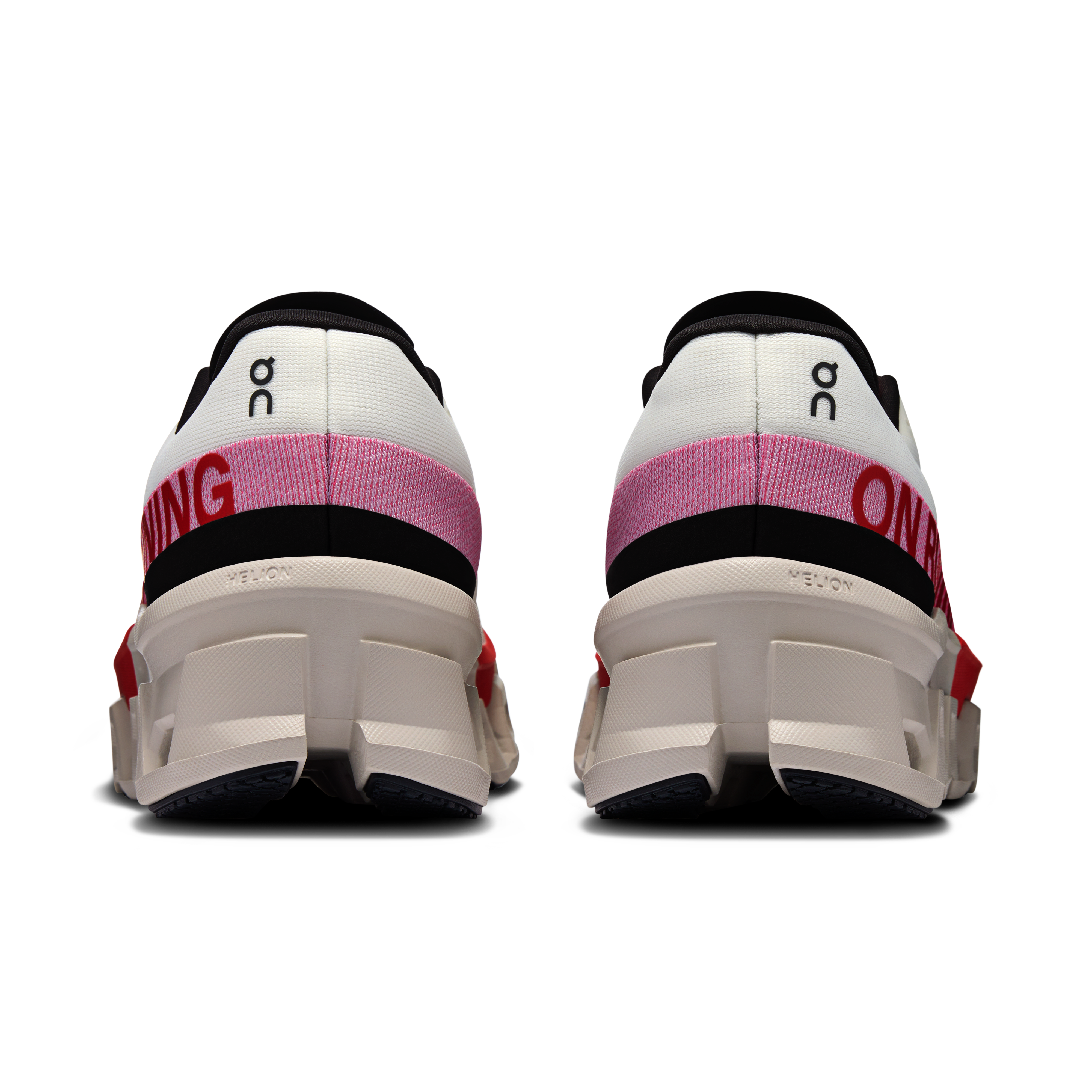 Women's Cloudmonster 2 Running Shoes Ivory / Red - Achilles Heel