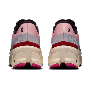 On Women's Cloudmonster Hyper Running Shoes Red / Cream - achilles heel