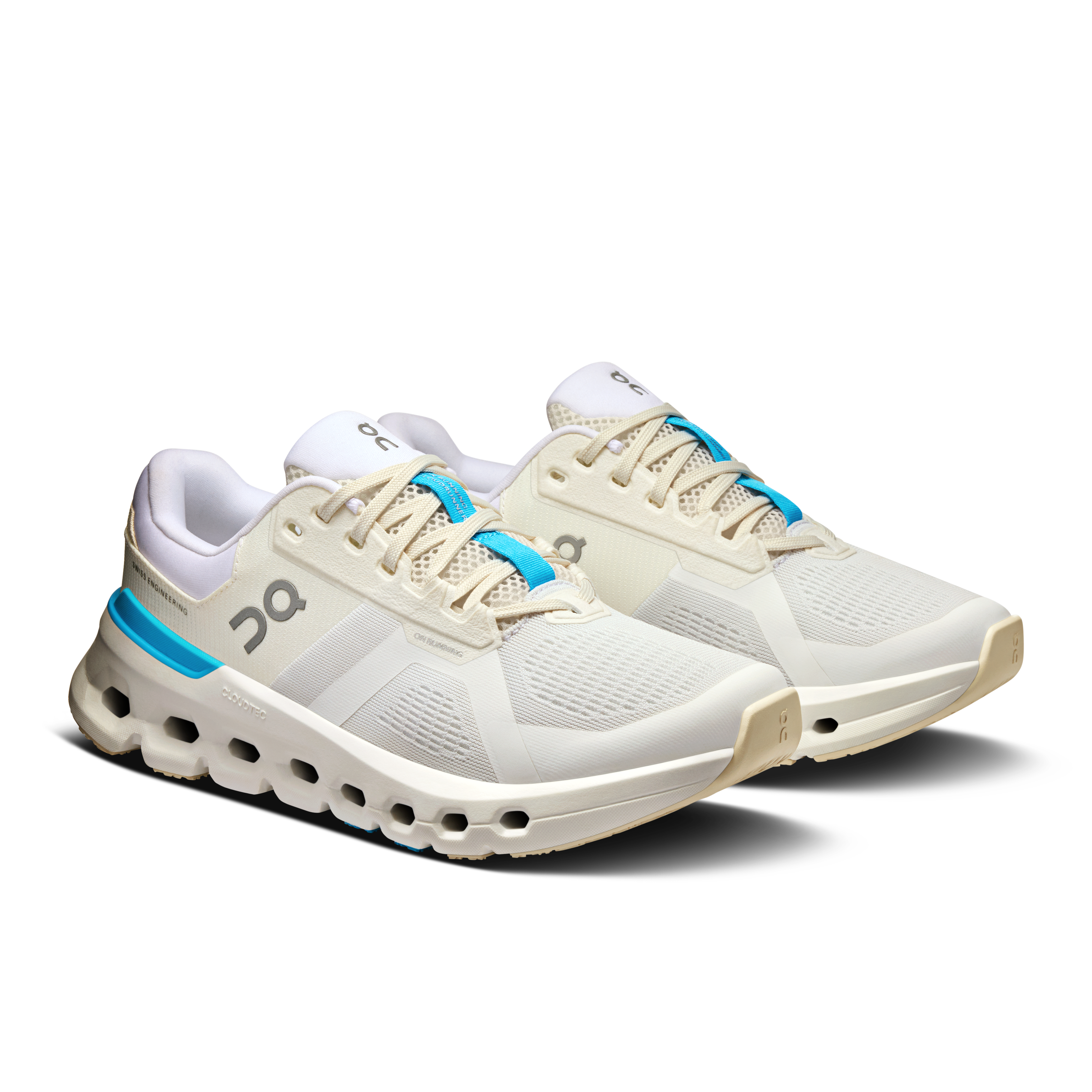 On Women's Cloudrunner 2 Running Shoes White / Horizon - Achilles Heel