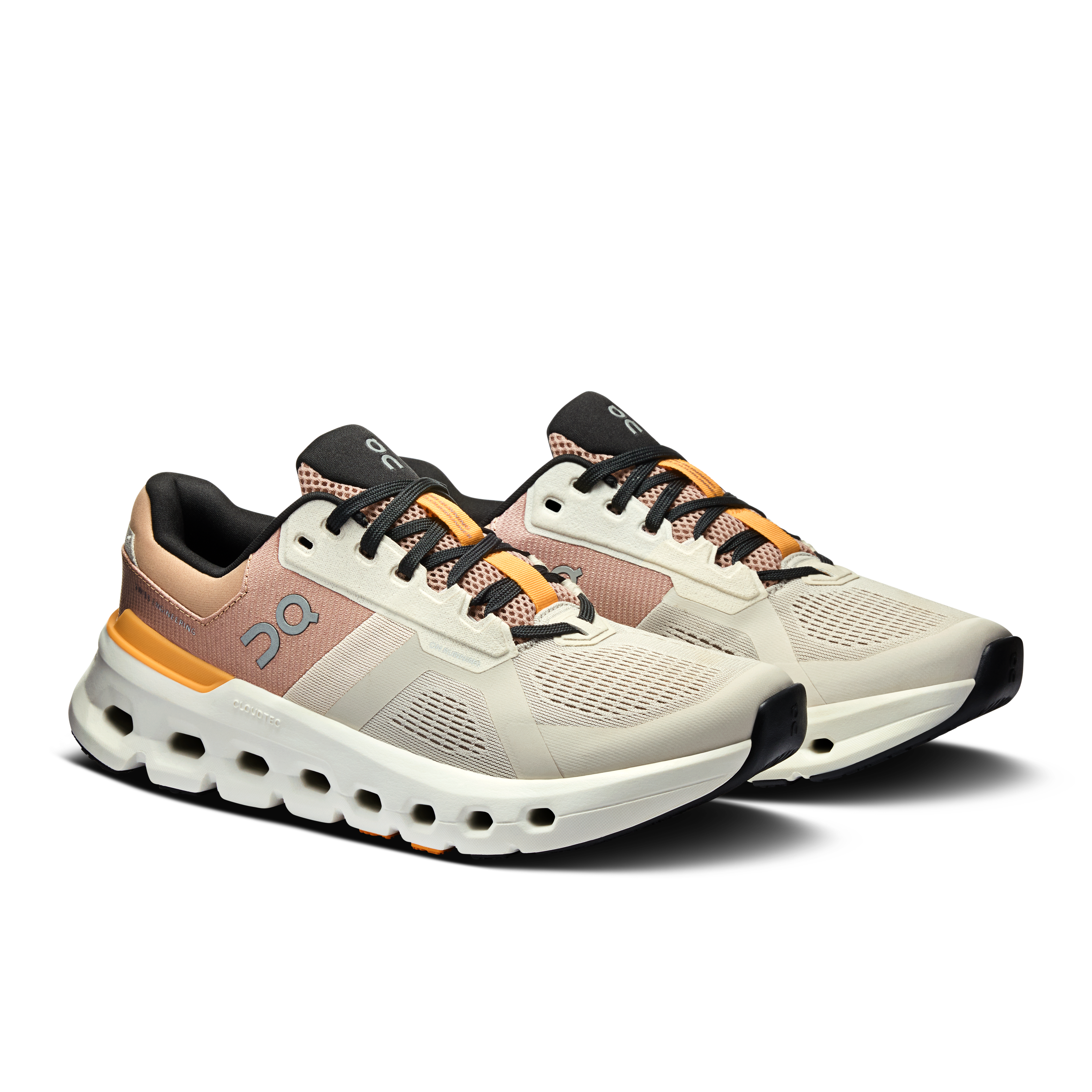 Women's Cloudrunner 2 Running Shoes Pearl / Tangerine - Achilles Heel