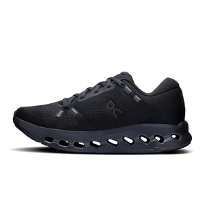 On Women's Cloudsurfer 2 Running Shoes Black / Black - achilles heel