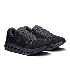 On Women's Cloudsurfer 2 Running Shoes Black / Black - achilles heel