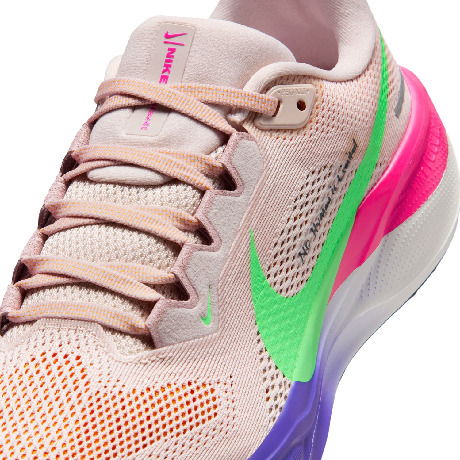 Women's Pegasus 41 Eliud Kipchoge Running Shoes Silt Red / Persian Violet / Fire Pink / Green Shock