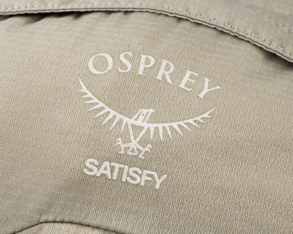 Satisfy x Osprey Talon Earth Mineral 22L Backpack Dolomite - achilles heel