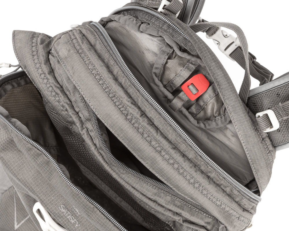 Satisfy x Osprey Talon Earth Mineral 22L Backpack Graphite - achilles heel