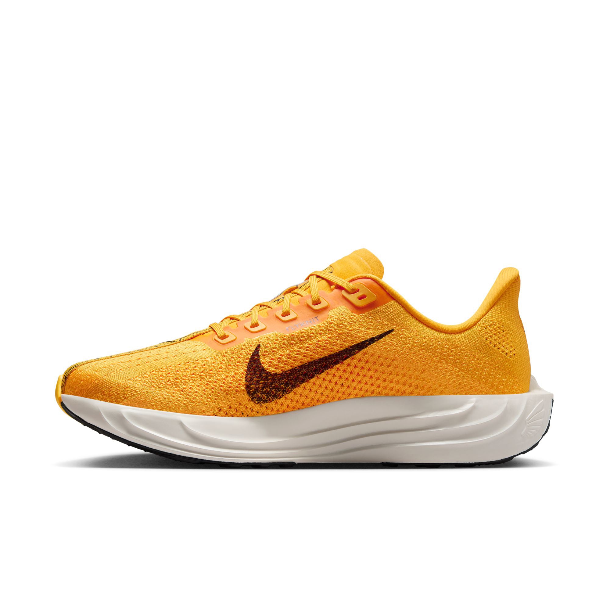 Men's Pegasus Plus LV8 Running Shoes University Gold / Laser Orange / Sail / Black - Achilles Heel